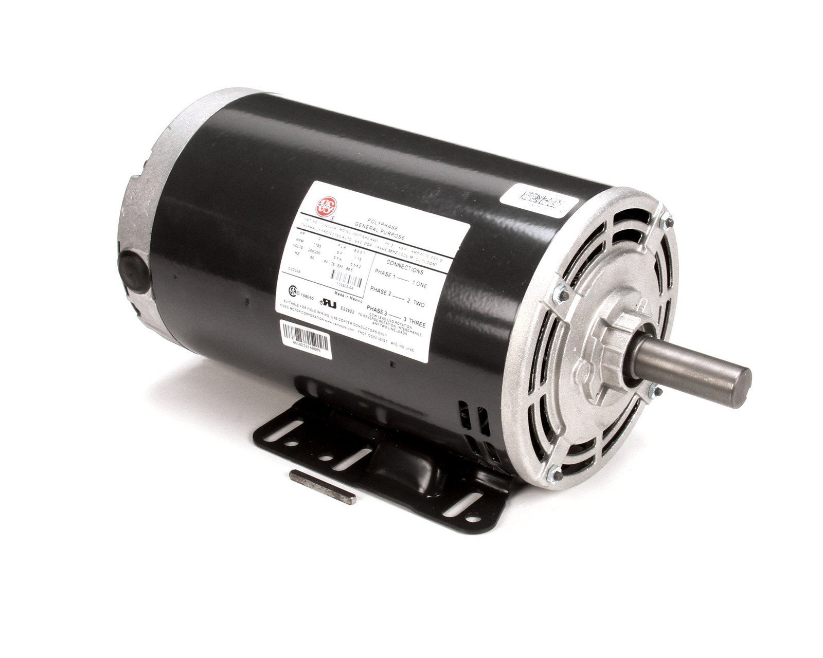 MOTOR 2HP 208/230-3 1755 RPM 80W76 - Genuine OEM Replacement Part MOTOR 2HP 208/230-3 1755 RPM 80W76 - Genuine OEM Replacement Part
