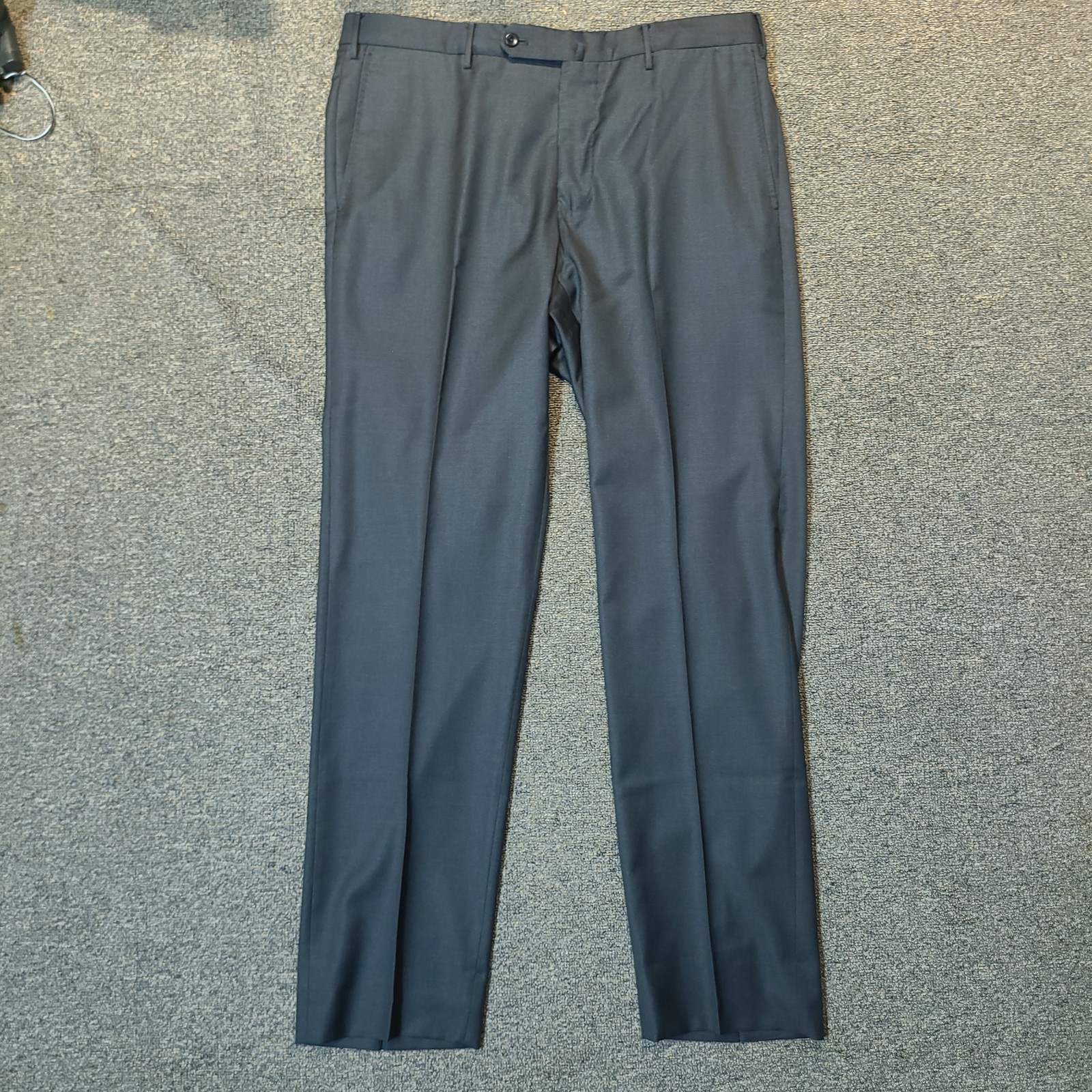 Incotex Dress Pants 36x32 Super 150\'s Wool Flat Front Classic Fit Gray Incotex Dress Pants 36x32 Super 150\'s Wool Flat Front Classic Fit Gray