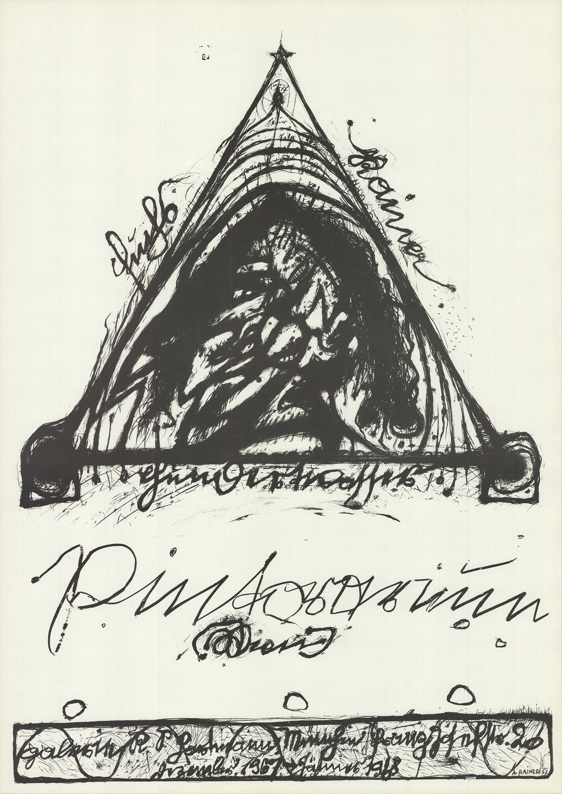 ARNULF RAINER Pintorarium 34.25\