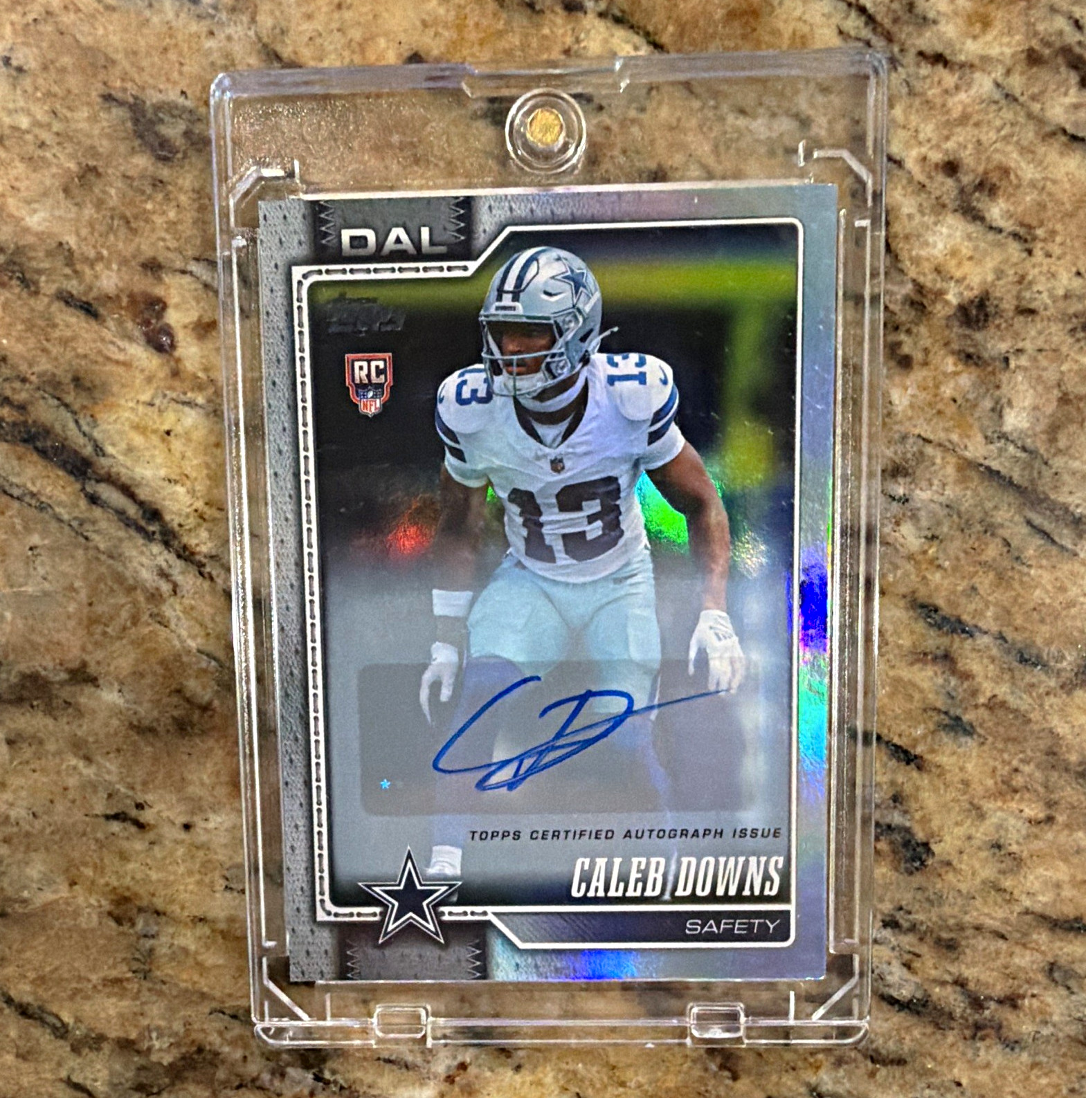 🔥READ DESCRIPTION🔥2026 Flagship football Caleb Downs RookieAuto Dallas Cowboys