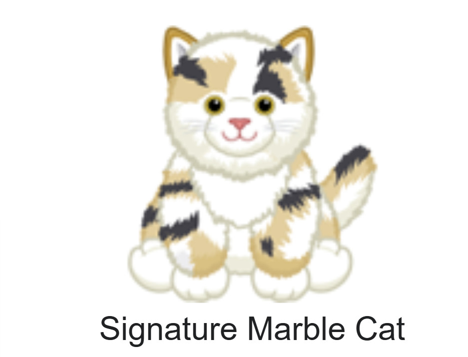 WEBKINZ- Signature Marble Cat *Virtual Code ONLY for Webkinz Classic