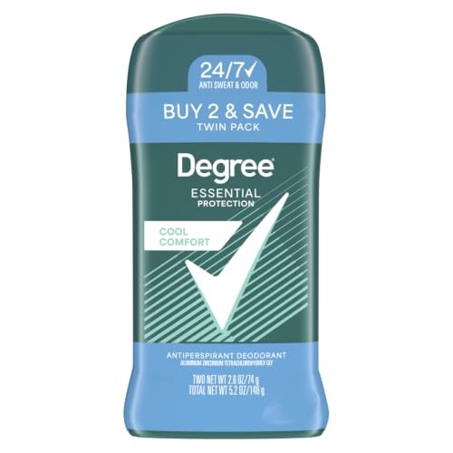 Degree Men Original Antiperspirant Cool Rush Twin Pack Sweat 2 Pack 2.7 oz