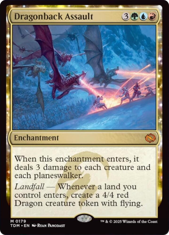 1x Dragonback Assault - Tarkir: Dragonstorm Near Mint - MTG