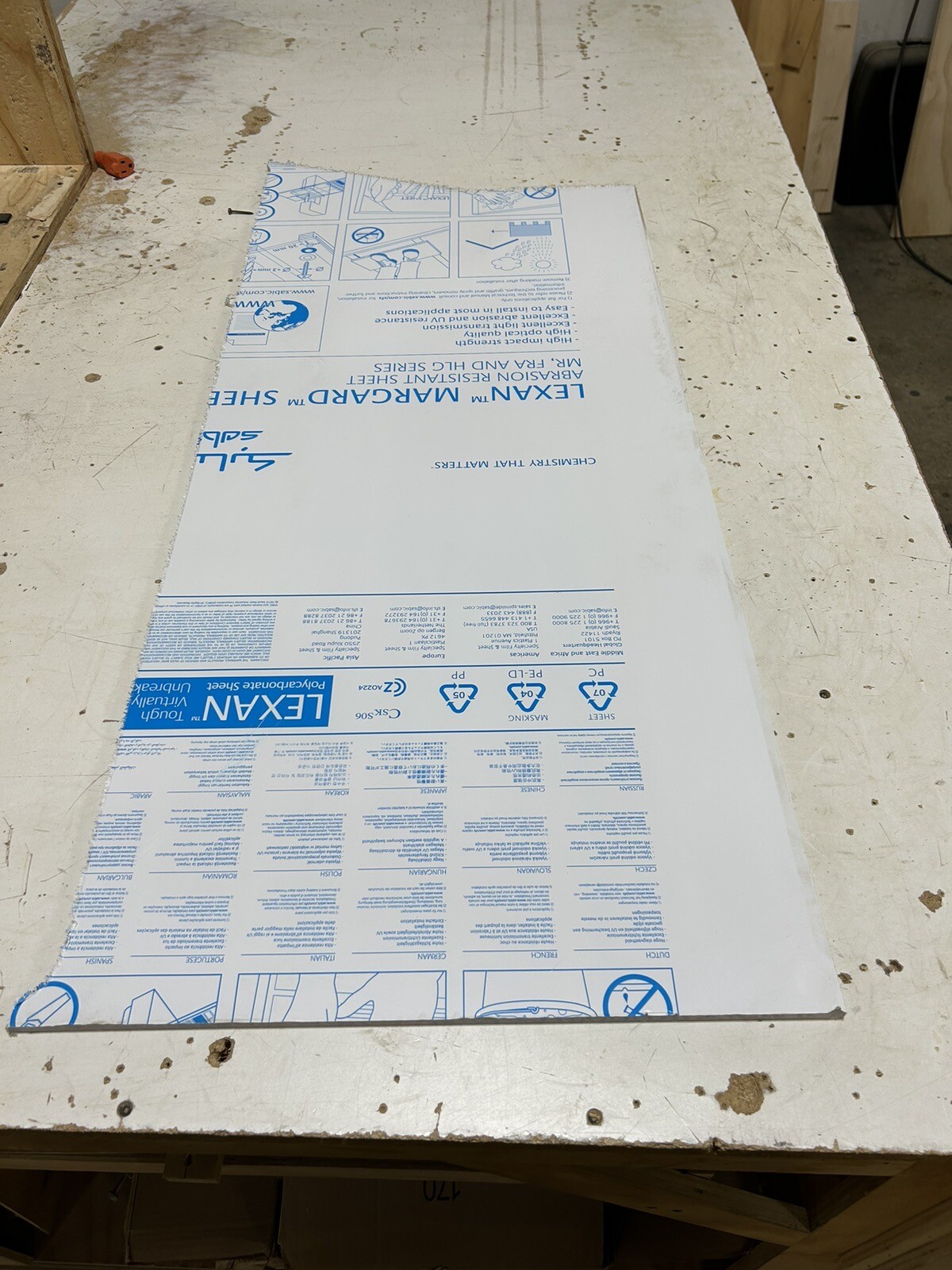 Lexan MR-10 Marguard 19-1/2\