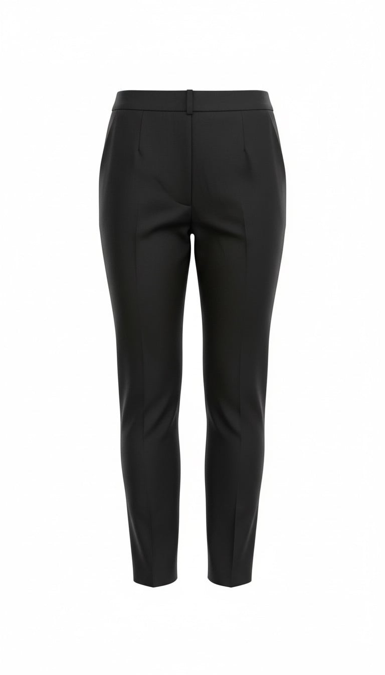 NA-KD Navy  Black Tailored Front Seam Suit Pants NWT
