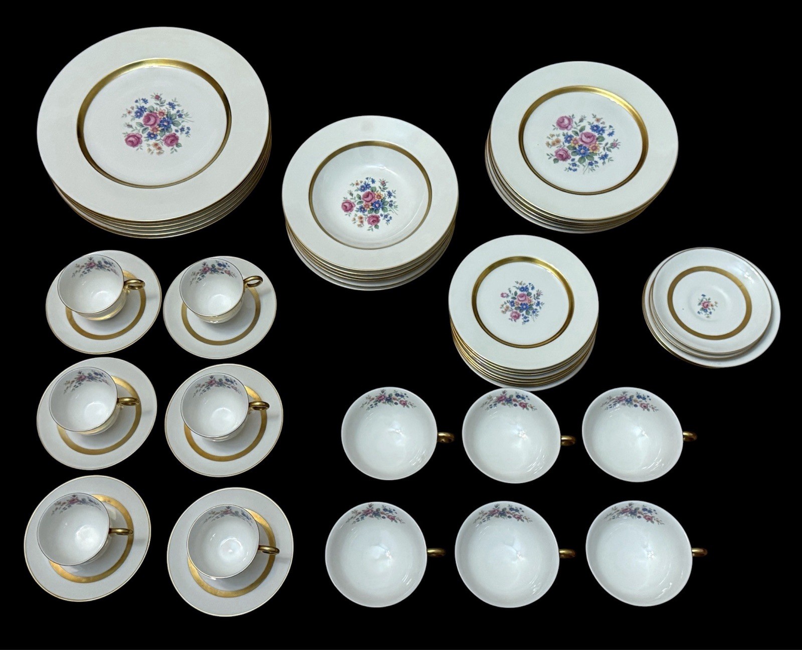 VINTAGE THEODORE HAVILAND (NEW YORK) GAINSBOROUGH 49pc SET VINTAGE THEODORE HAVILAND (NEW YORK) GAINSBOROUGH 49pc SET