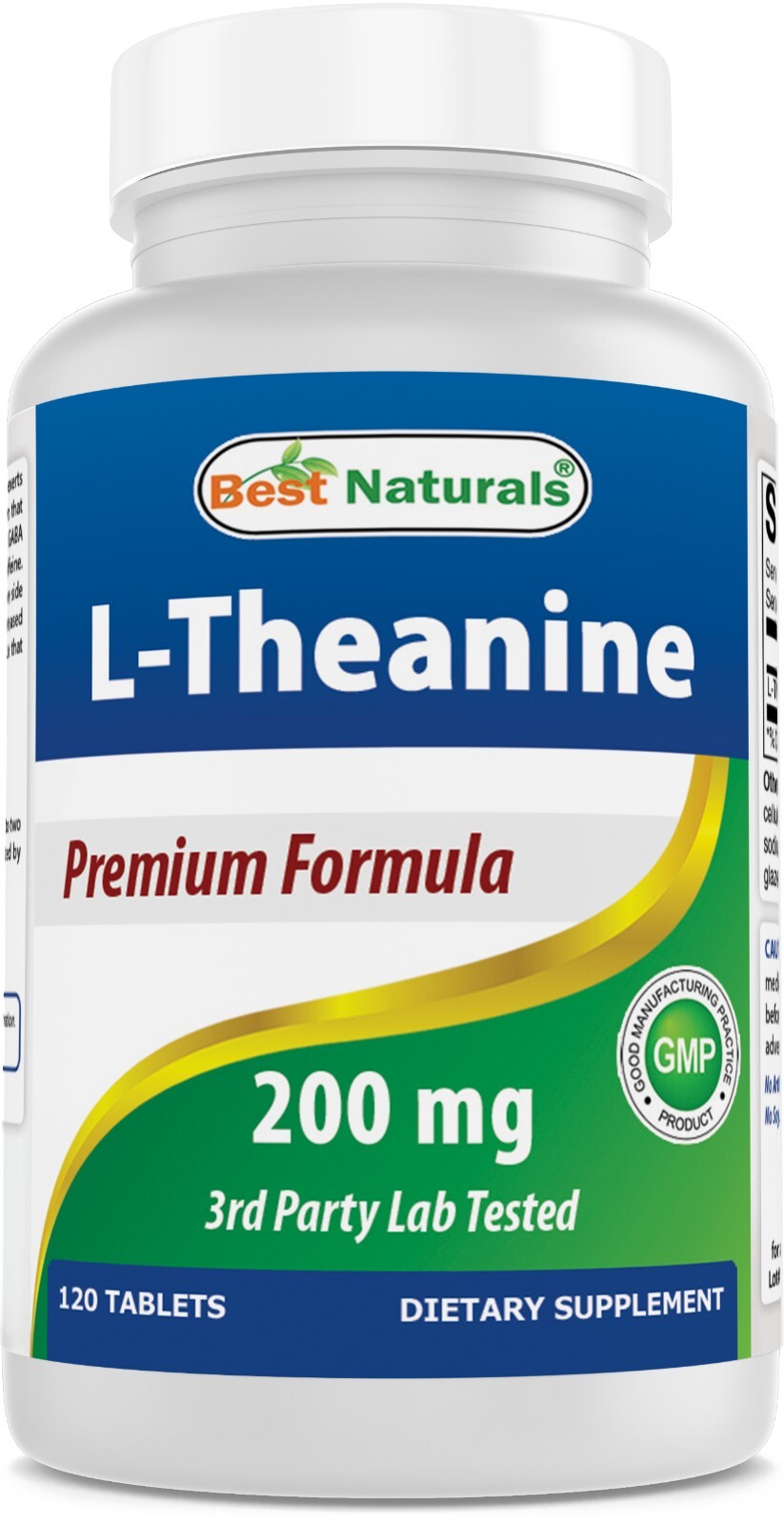 Best Naturals L-Theanine 200 mg 120 Tablets Best Naturals L-Theanine 200 mg 120 Tablets