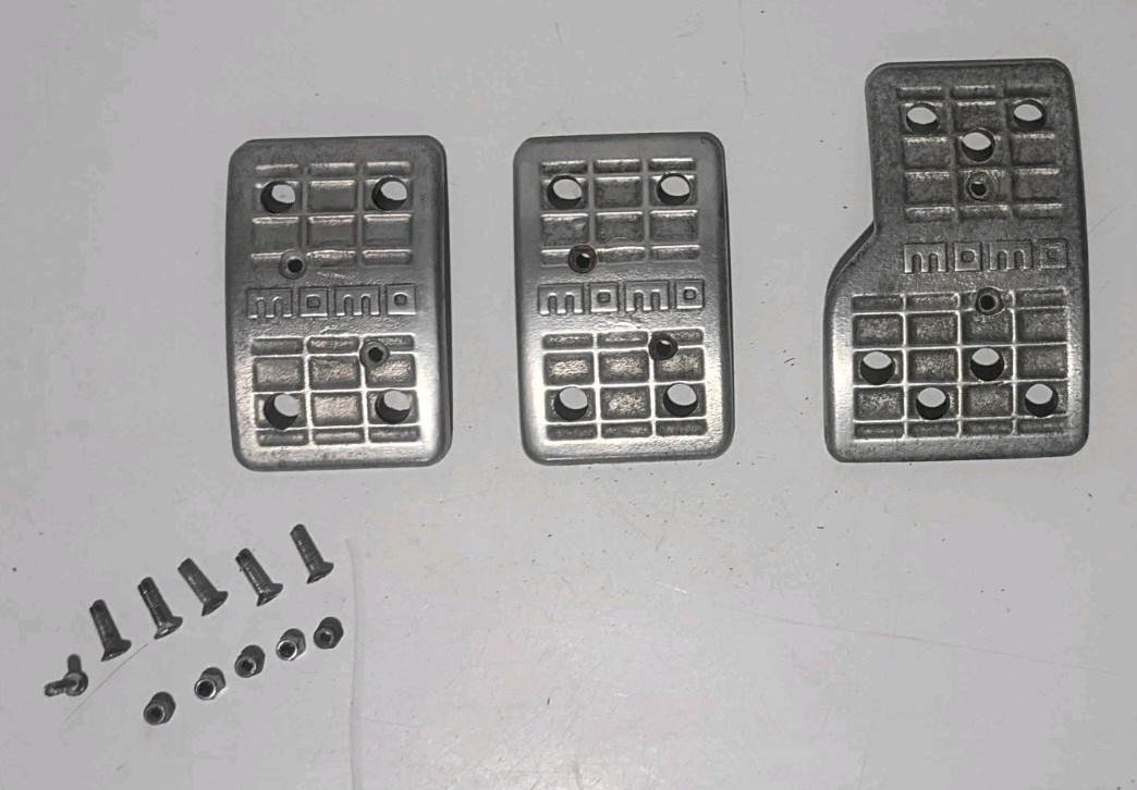 Vintage Momo PEDAL KIT MT Manual set Rare Waffle Pedals Momo Racing Vintage Momo PEDAL KIT MT Manual set Rare Waffle Pedals Momo Racing