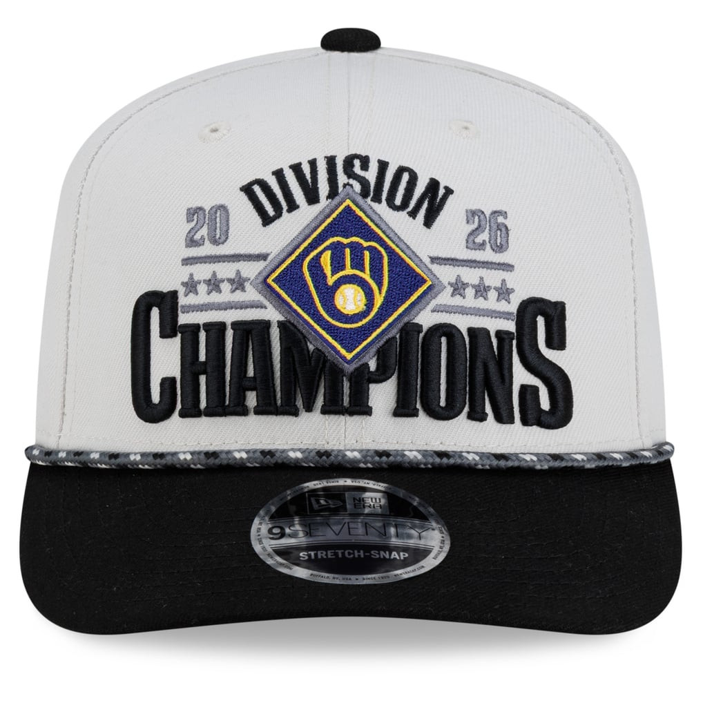 SO HOT Brewers NL Central Division 2026 Champions Adjustable Hat One Size