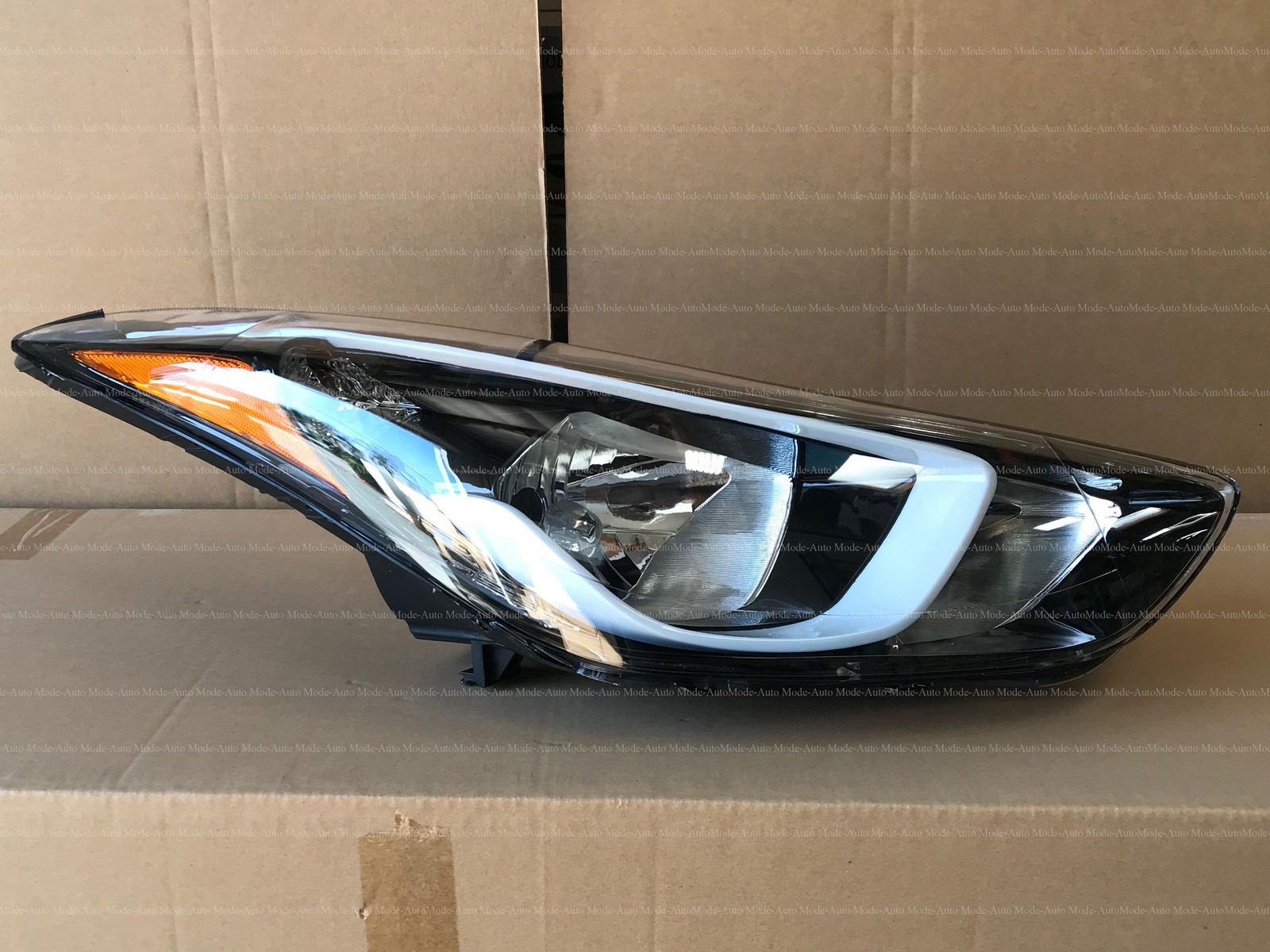 Headlight for 2014 2015 2016 Hyundai Elantra Passenger 92102-3Y500 w/ Bulb