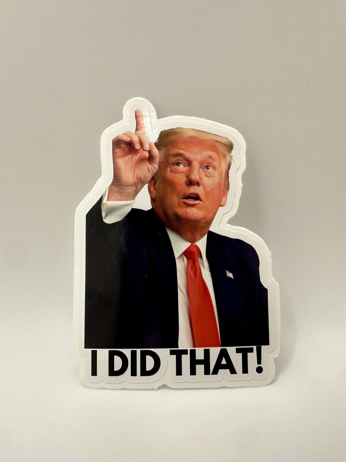 Donald Trump I DID THAT Stickers Decals Car Grocery Price Gas Pump Station 2\