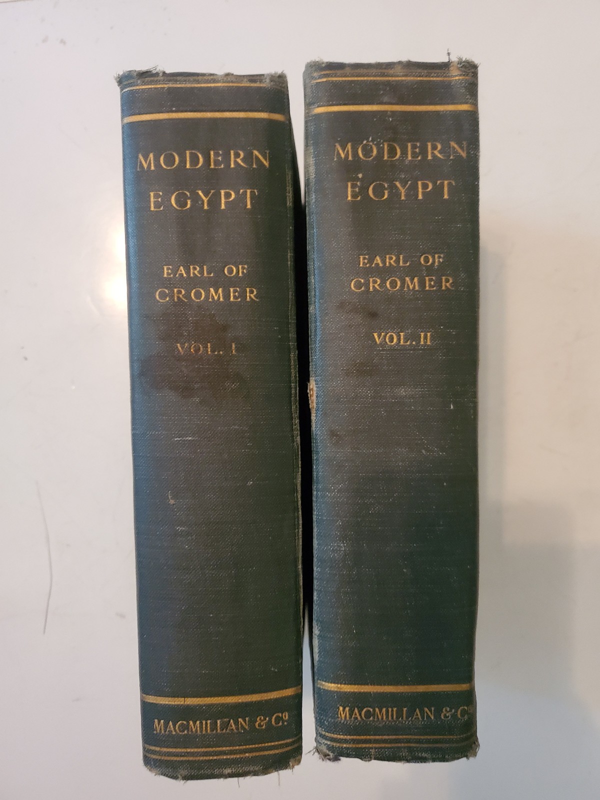 1908 2Vols Modern Egypt Earl of Cromer Evelyn Baring First Edition Publisher'...