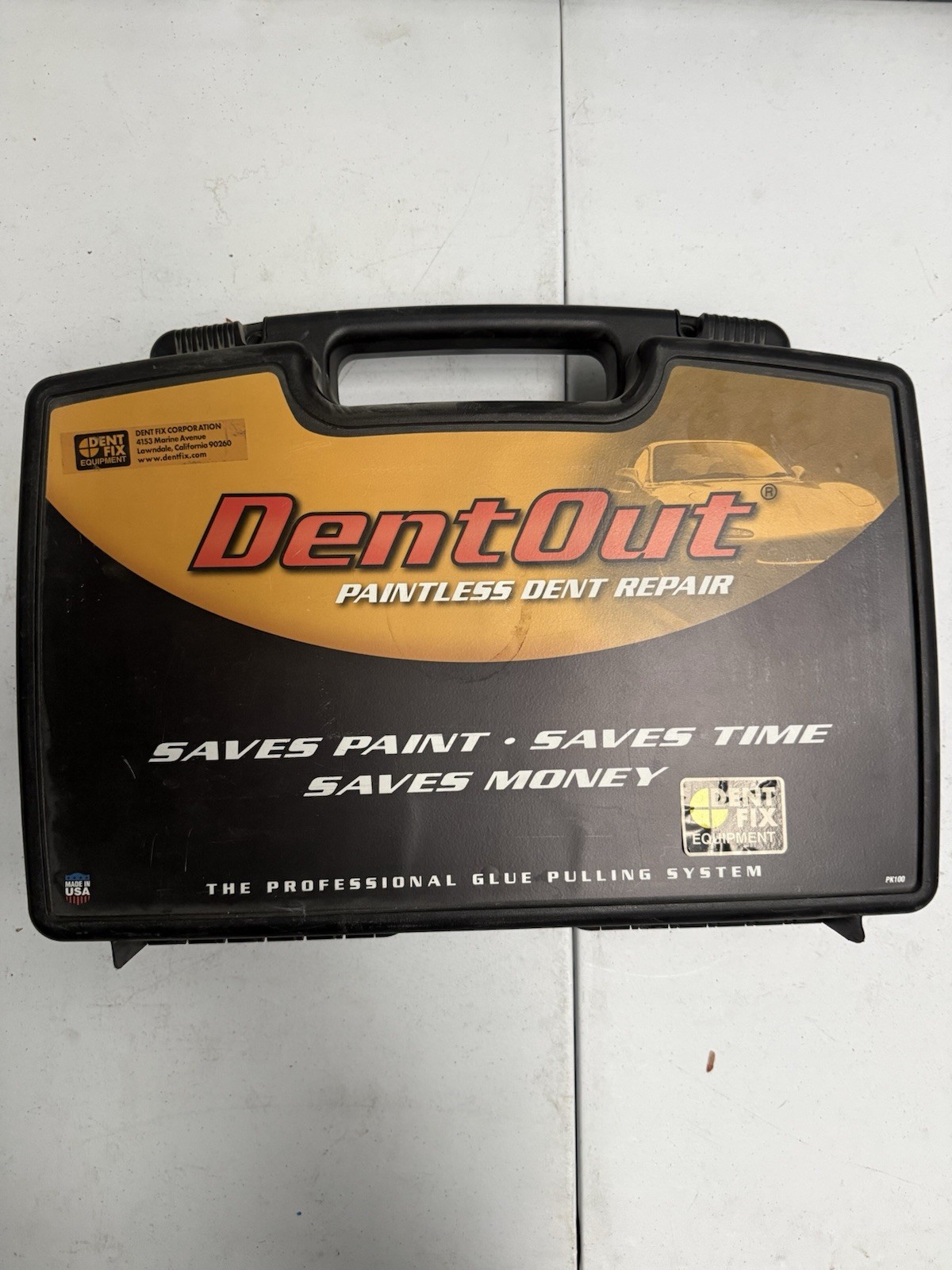 Dent Fix DF-PK100 DentOut Paintless Dent Repair Glue Pulling Kit PDR w Case