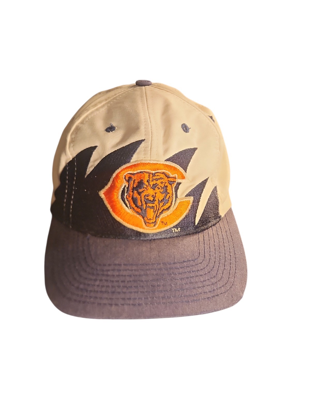 Vintage Chicago Bears Logo 7 Sharktooth SnapBack Hat Cap NFL Football 