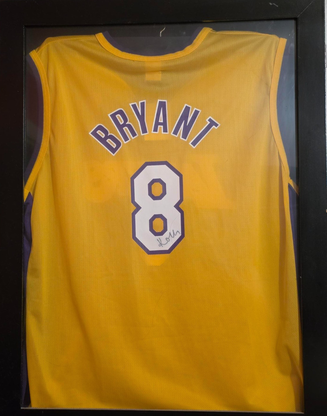 Kobe Bryant Signed #8 Original Los Angeles Lakers Jersey COA Included