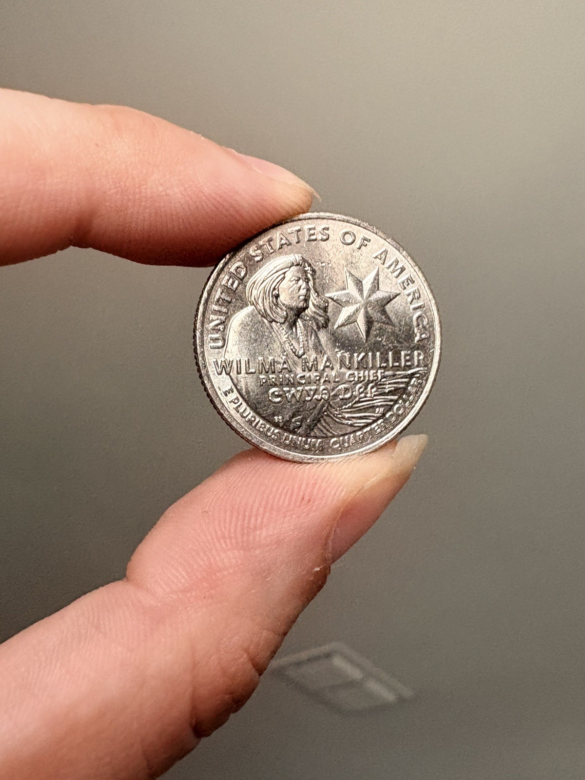 2022 D Wilma Mankiller Quarter  (Rare Coin) Clad Annealing Error.