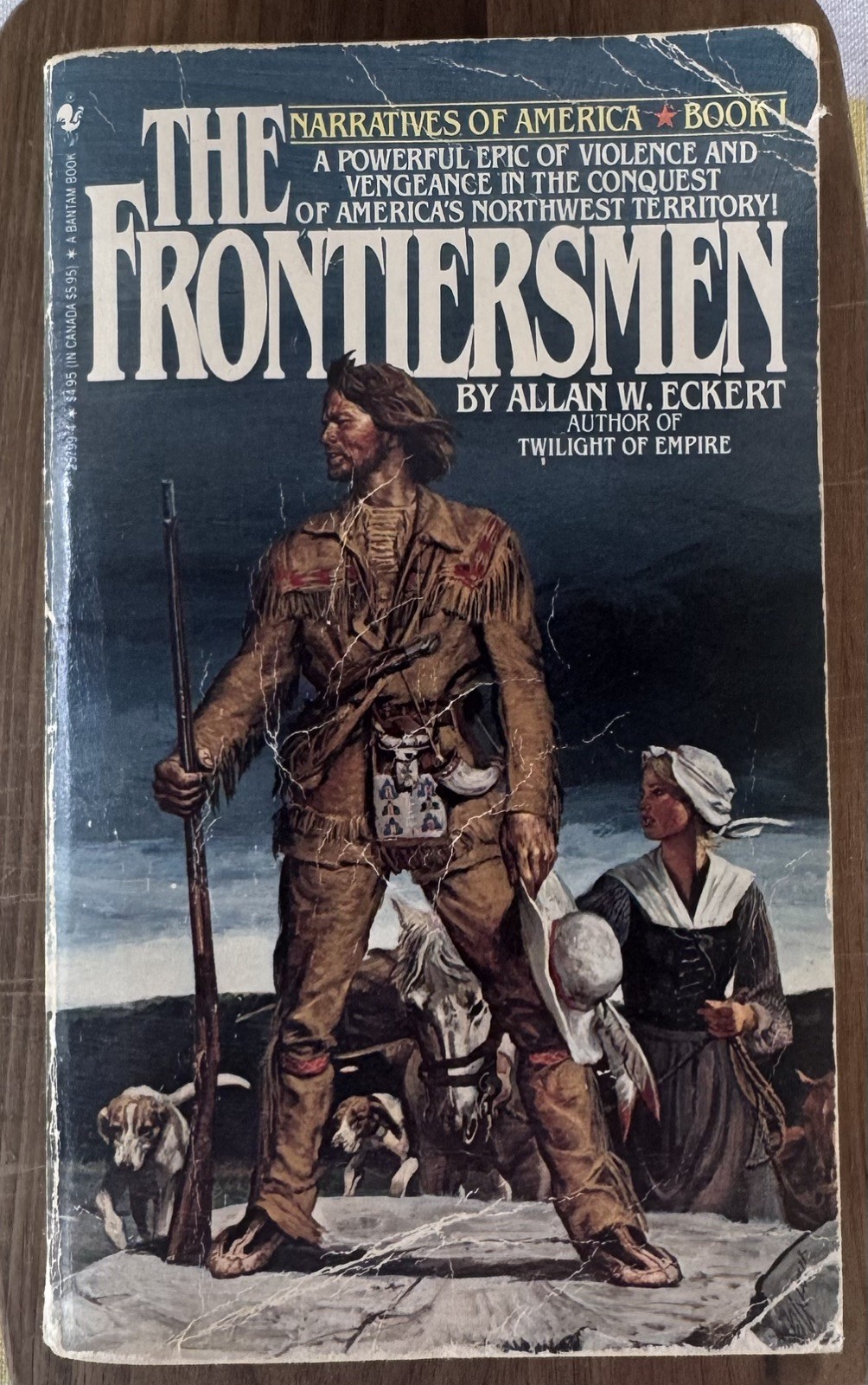 THE FRONTIERSMEN Allan Eckert Vintage Paperback 1989 18th Printing THE FRONTIERSMEN Allan Eckert Vintage Paperback 1989 18th Printing