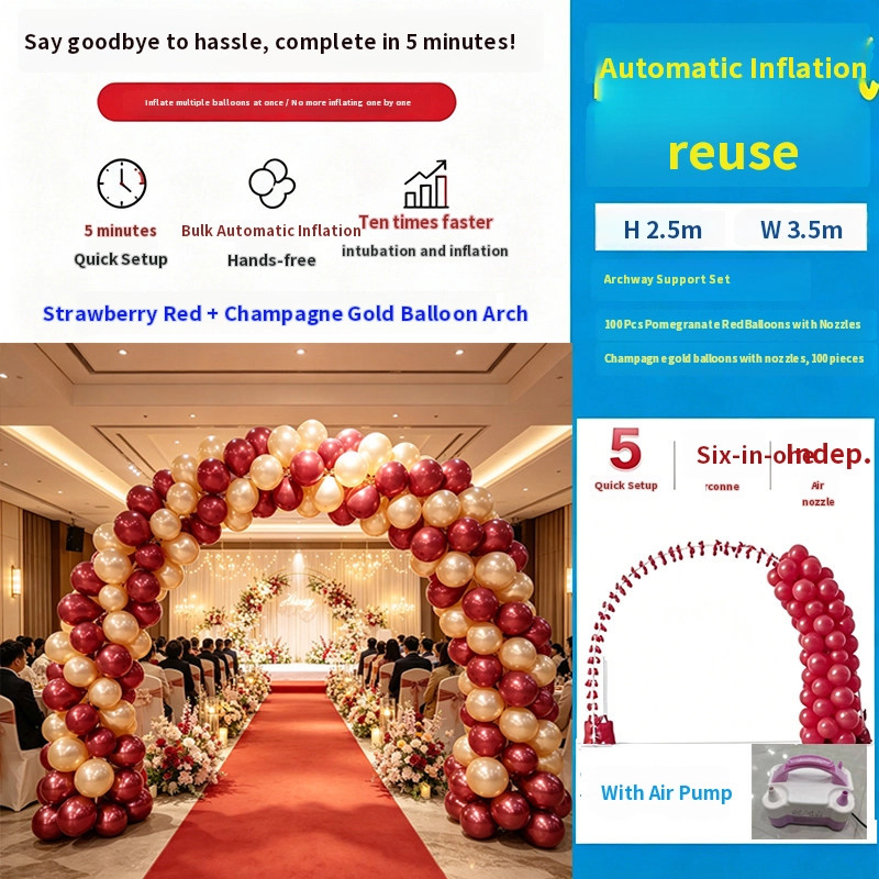 Star Bubble Wedding Balloon Arch Automatic Inflatable Wedding Special 2026 New