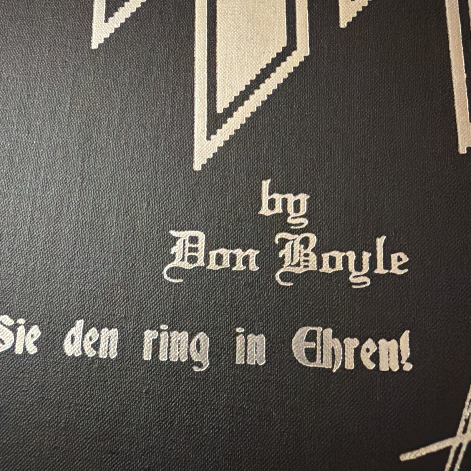 SS Totenkopf H. hmmler Honor Ring 1933-1945/ Signed Don Boyle ww2 WWII German