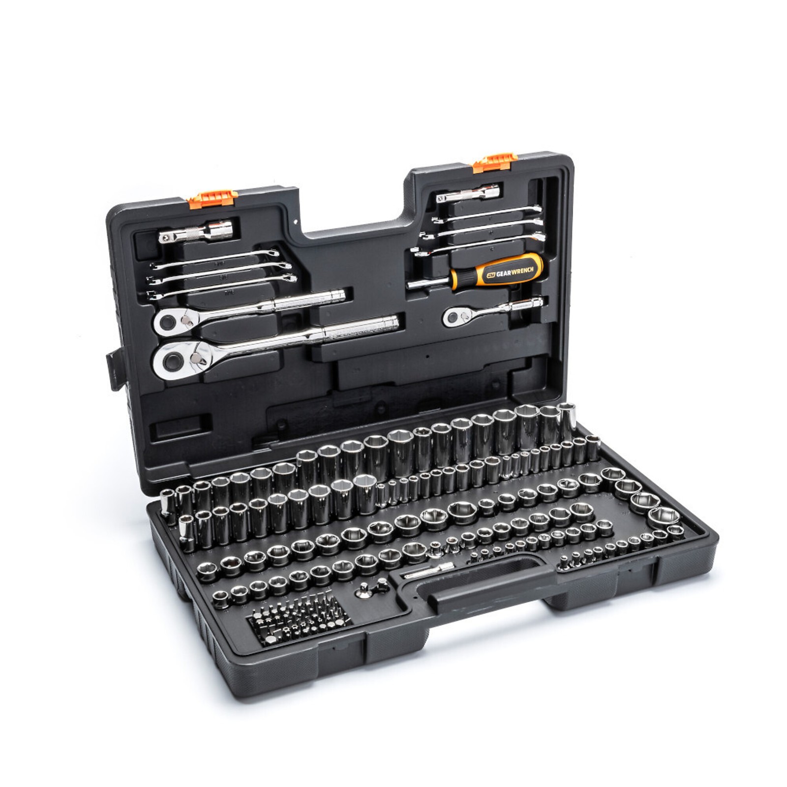 GEARWRENCH 185-Pc. Mechanics Tool Set, 1/4in., 3/8in. and 1/2in. Drive, GEARWRENCH 185-Pc. Mechanics Tool Set, 1/4in., 3/8in. and 1/2in. Drive,