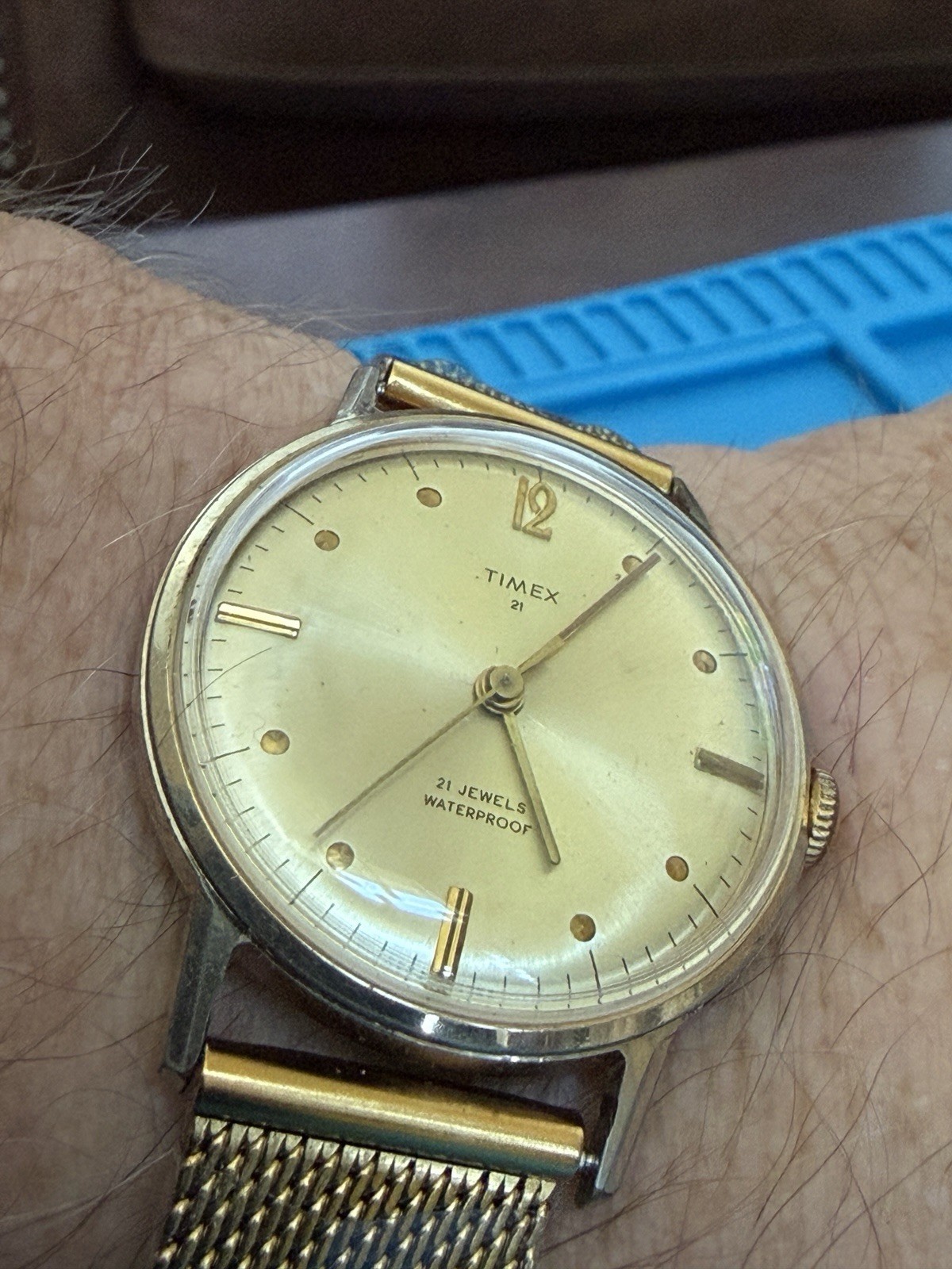 Vintage 1965 Timex Mechanical Dress Watch – 21 Jewels – Serviced