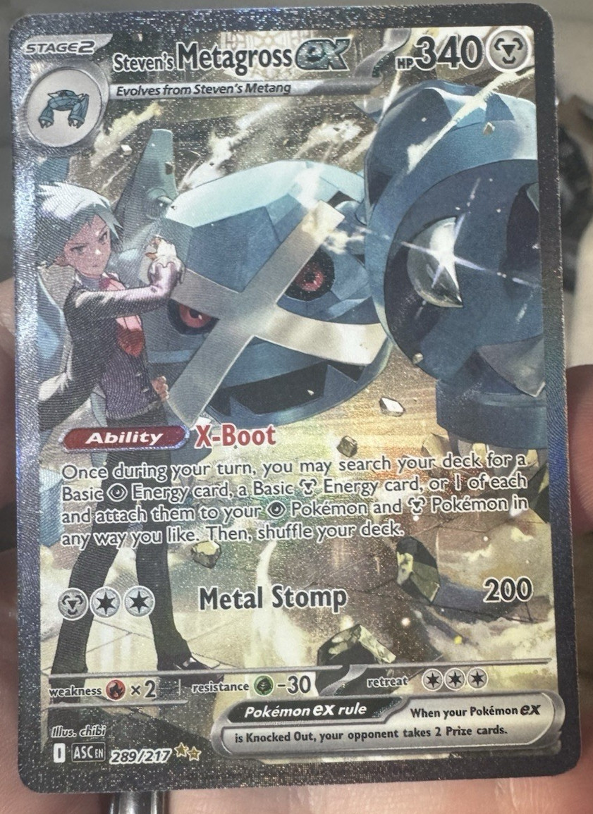 Steven\'s Metagross ex - 289/217 ME: Ascended Heroes (ASC) SIR English