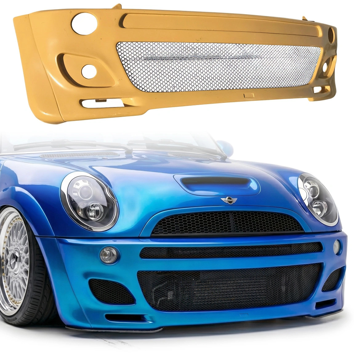 ModeloDrive FRP LUMM Front Bumper for Cooper Mini 02-06 modelodrivepart_110504