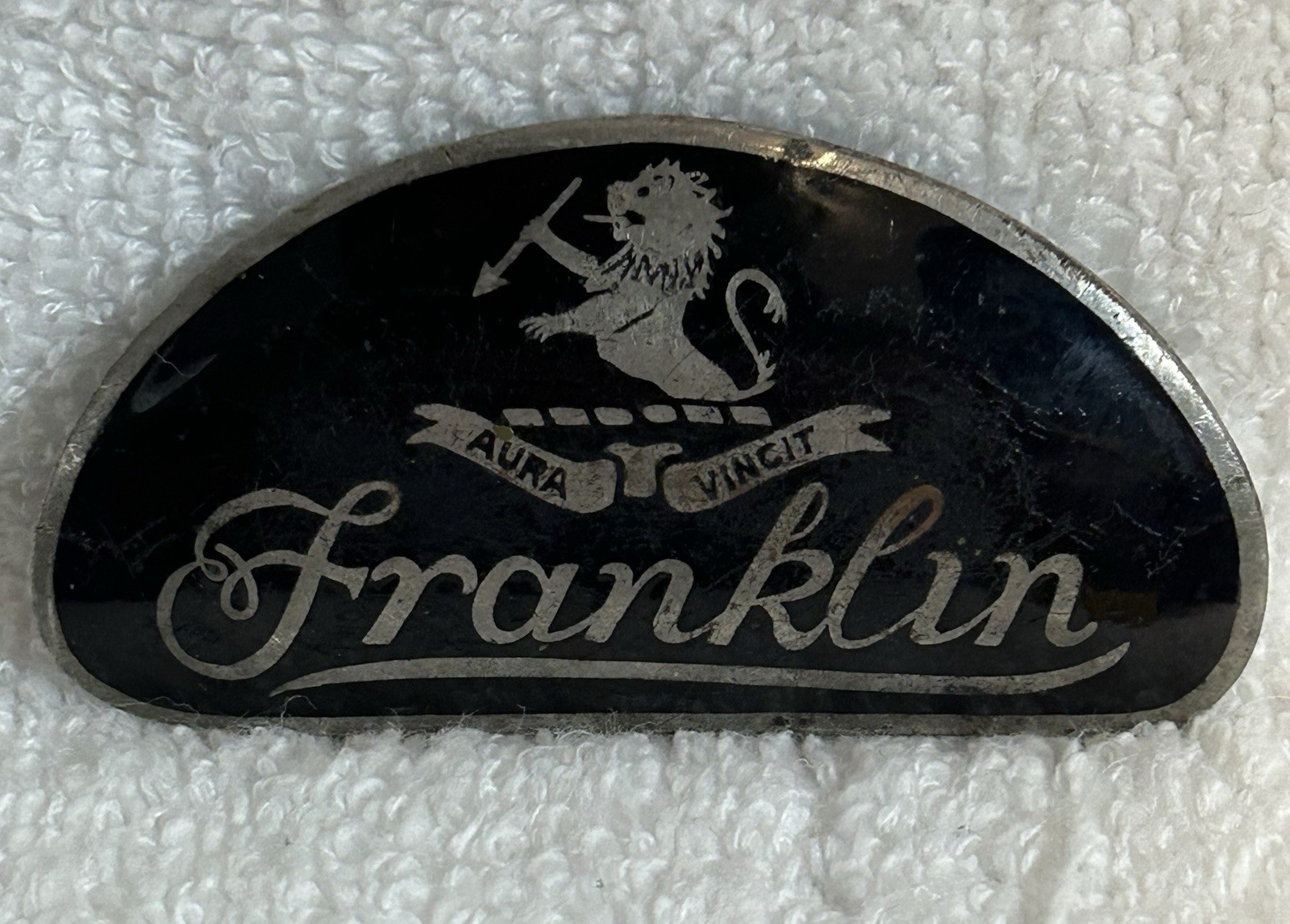 Authentic, Original, 1923-24 FRANKLIN Automobile Badge/Emblem SUPER RARE ITEM