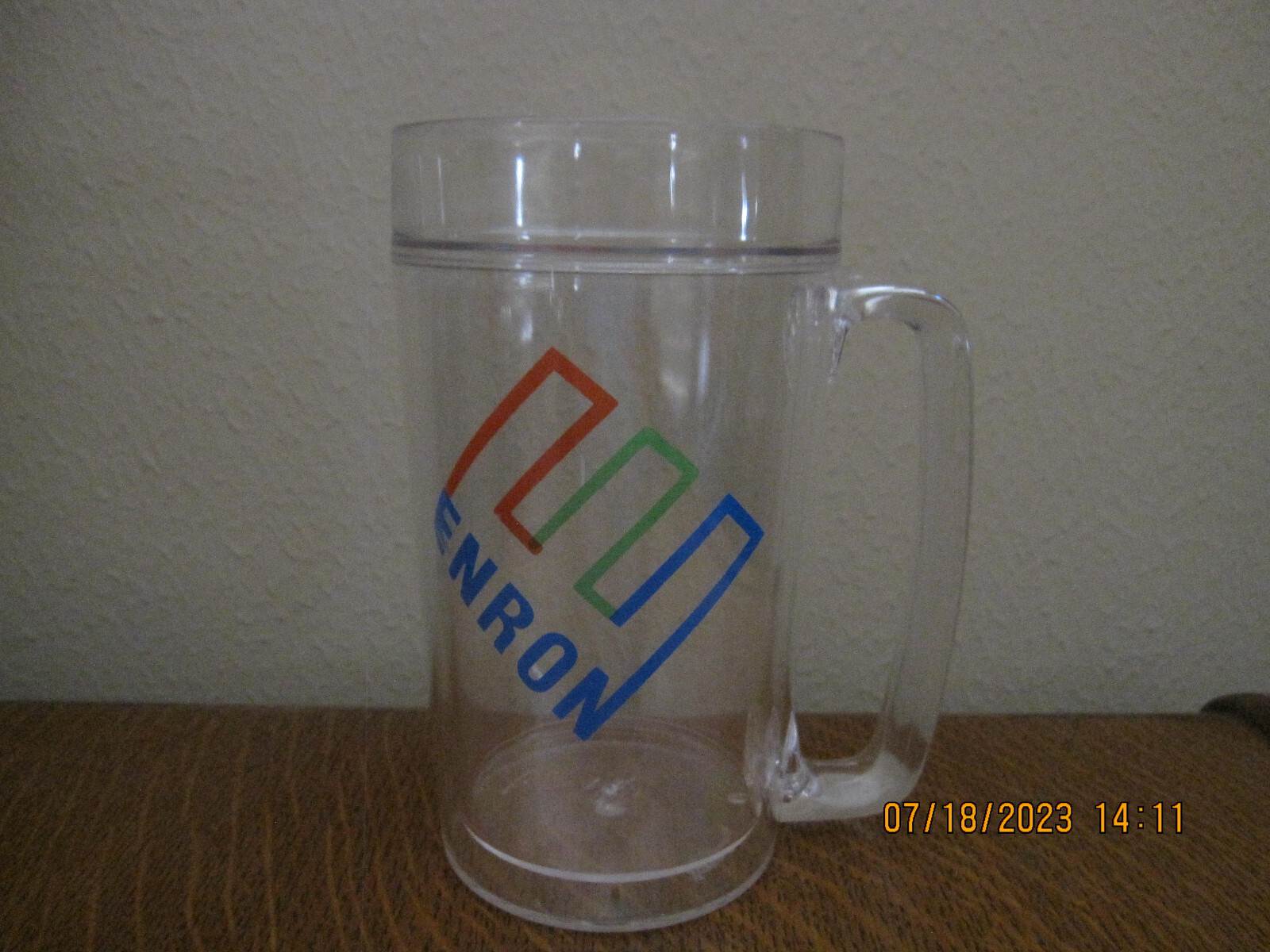 1 Carton of 12--NEW-VERY RARE-ENRON CORP Mugs/Steins-Double Walled-24 oz 1 Carton of 12--NEW-VERY RARE-ENRON CORP Mugs/Steins-Double Walled-24 oz