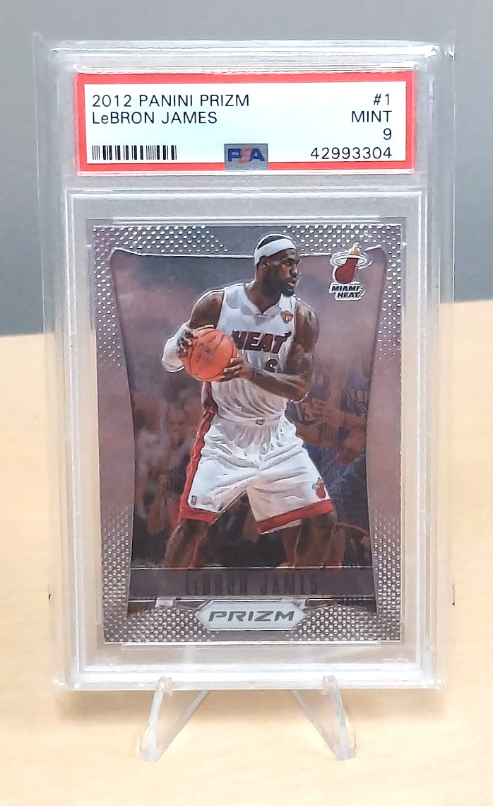 2012 Panini Prizm LeBron James #1 PSA 9