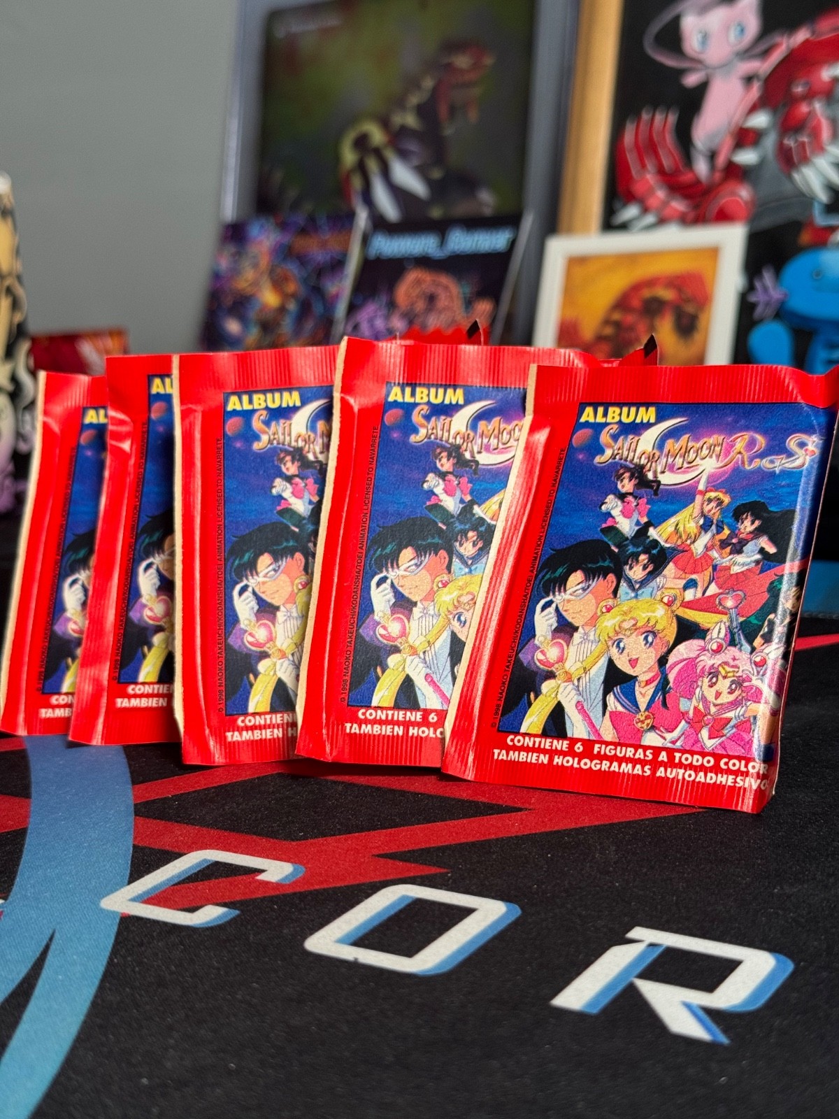 1998 Sailor Moon Navarette  Peru (Spanish) 5 Pack Bundle Vintage Packs