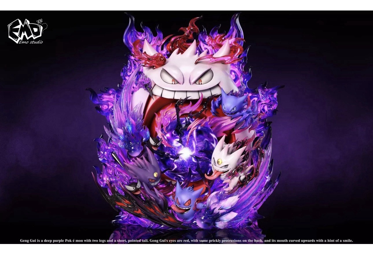 Emo Studios GIANT Gengar Statue With Lights 