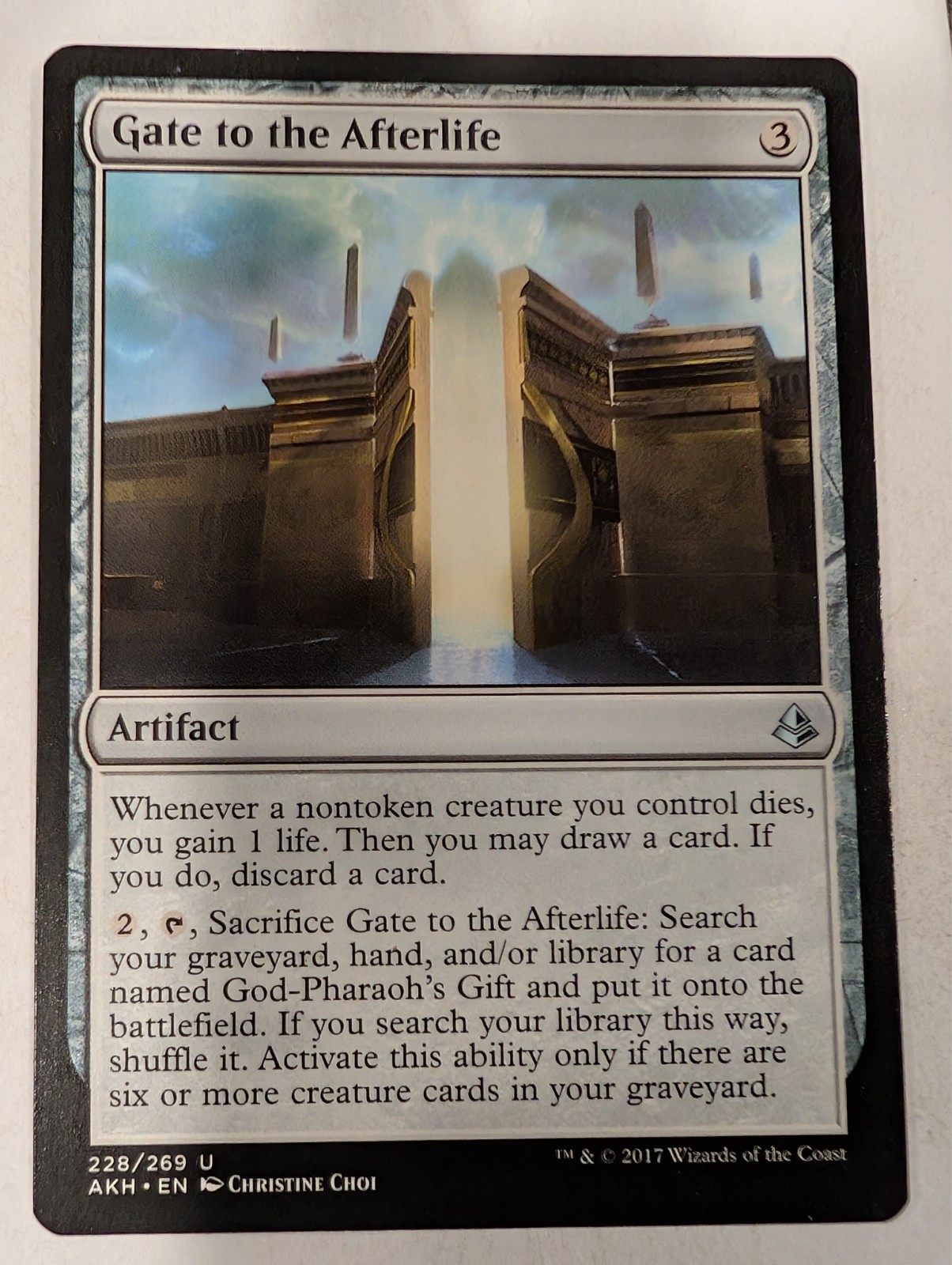 Gate to the Afterlife - Amonkhet - Magic the Gathering MTG Nice