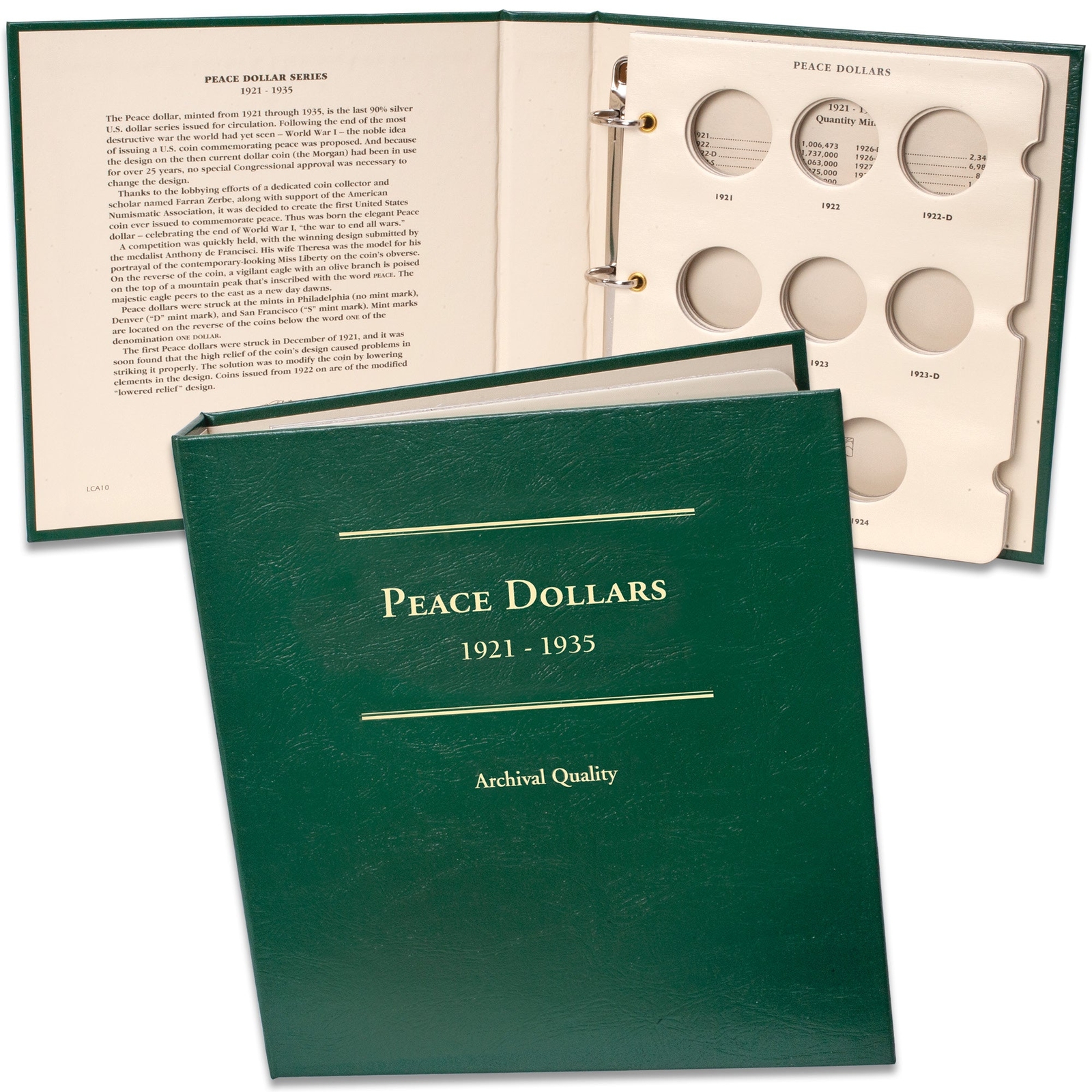 1921-1935 Peace Dollar Album