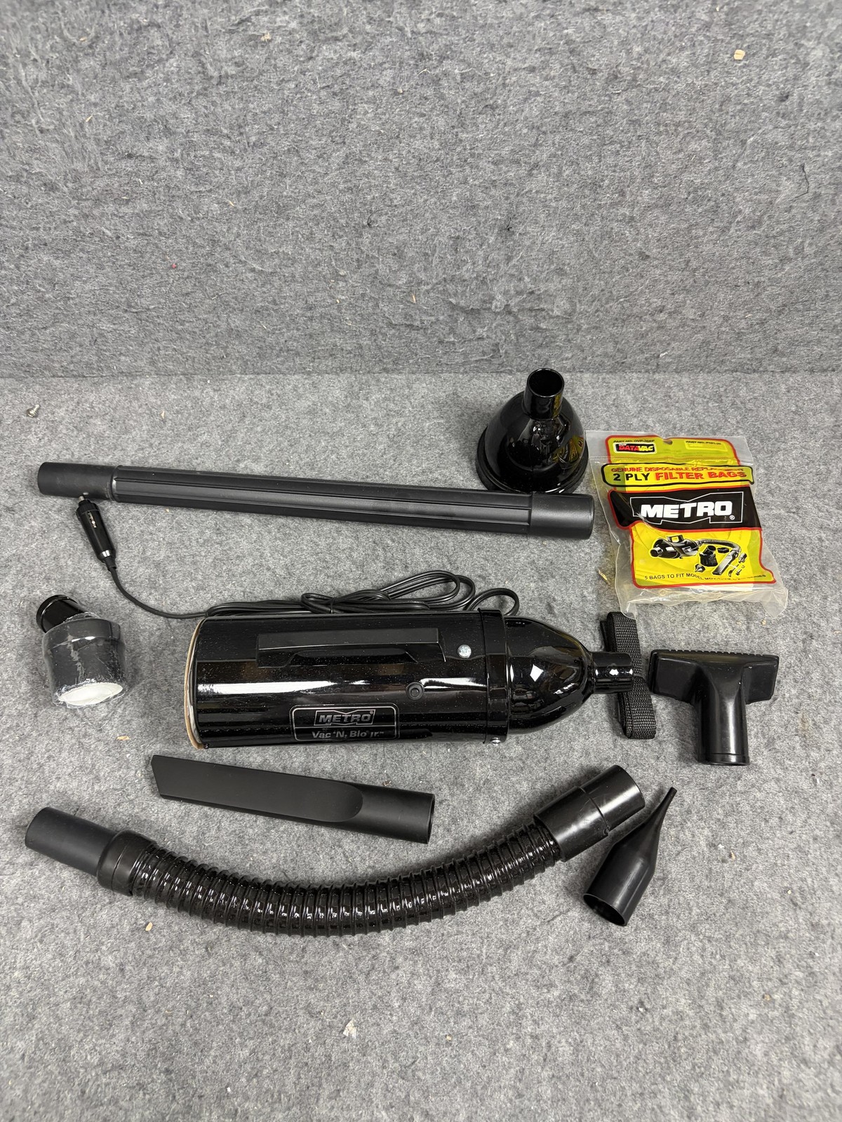 MetroVac AM12-IDA Vac N Blo Jr Powerful Automotive Vacuum & Air Duster