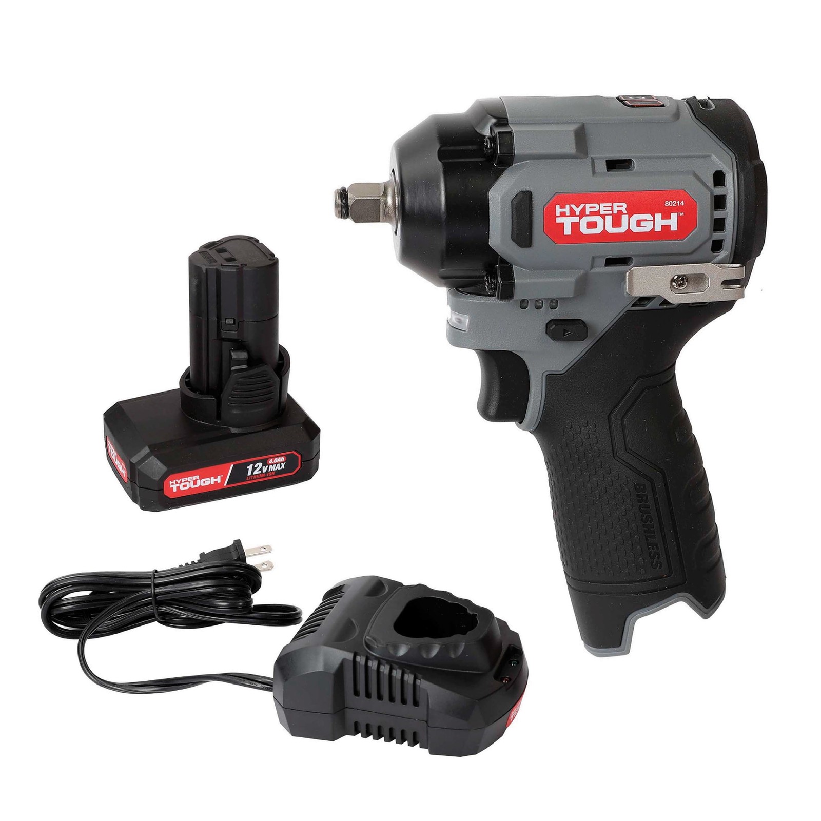 Hyper Tough 12V Max Cordless Brushless Impact Wrench