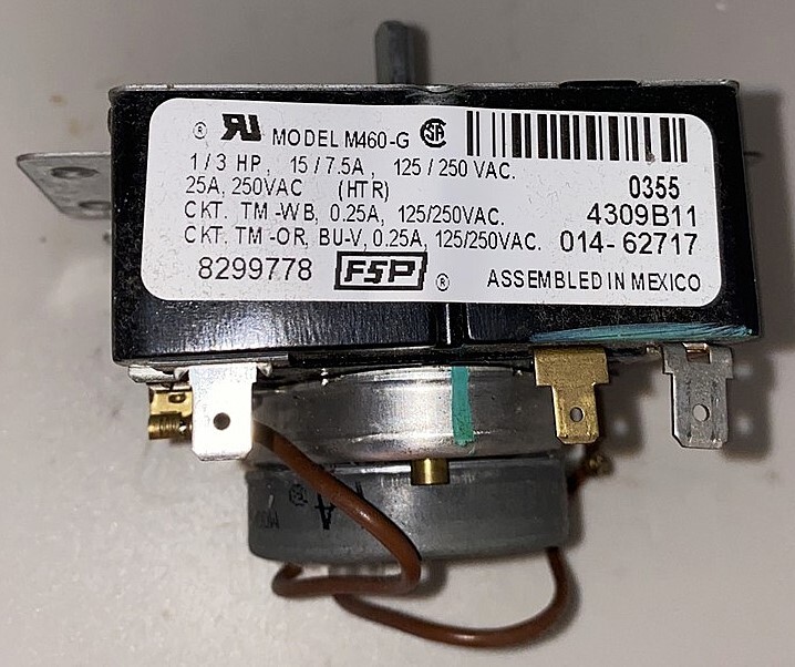 Whirlpool Dryer Timer oem ⭐TESTED⭐Warranty⭐ 8299778 / WP8299778 ⭐⭐Free Ship⭐⭐
