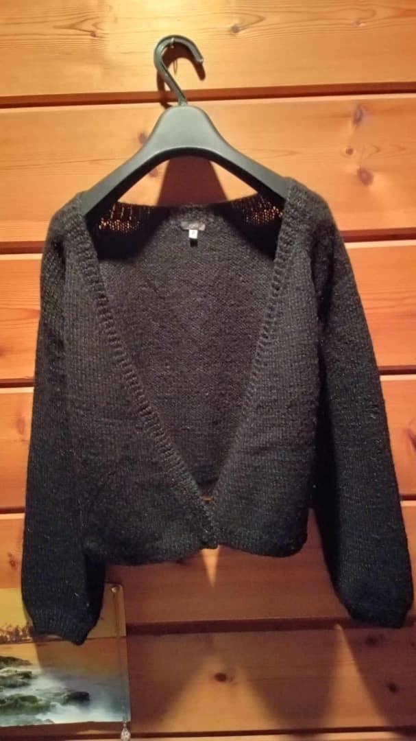 DOSA 100 Alpaca Knit Sweater Black Dry Cleaned