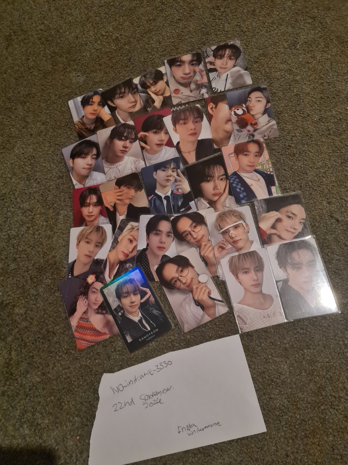 The Boyz Concert Card Set