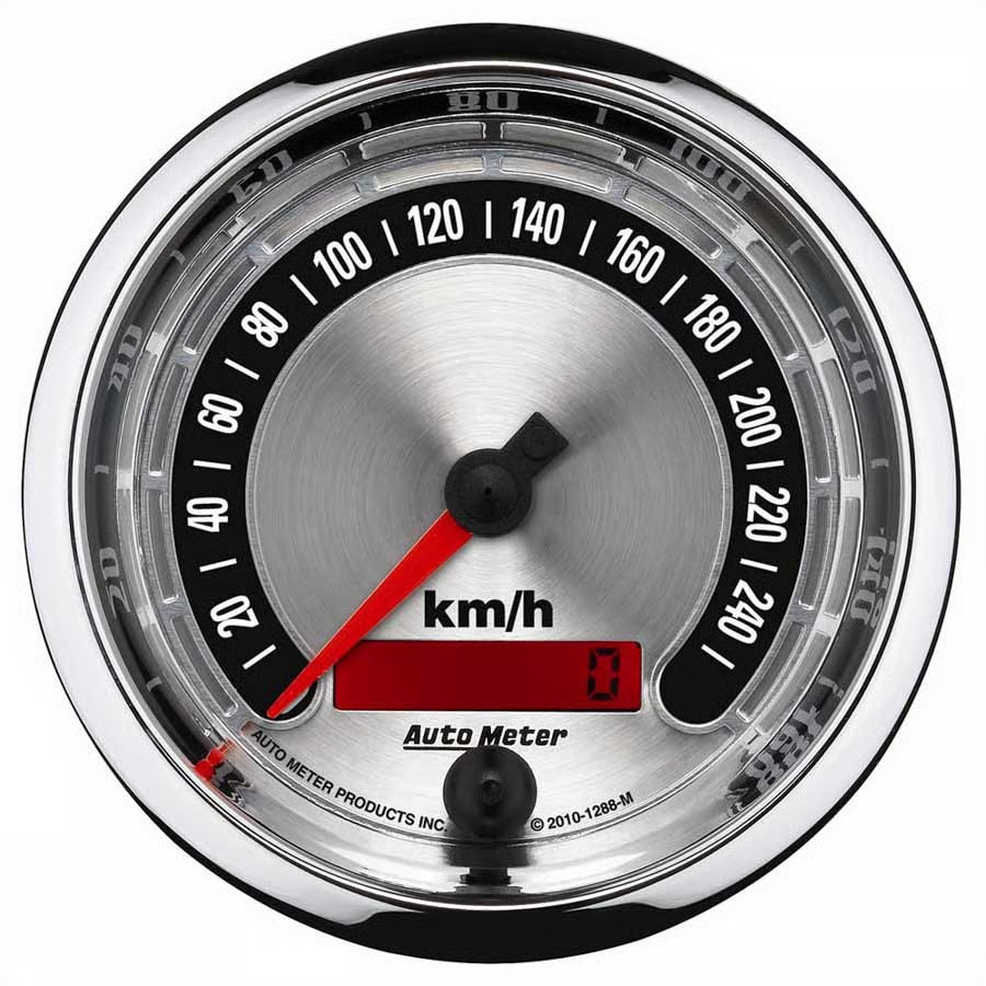 Autometer 1288-M American Muscle Speedometer 3-3/8