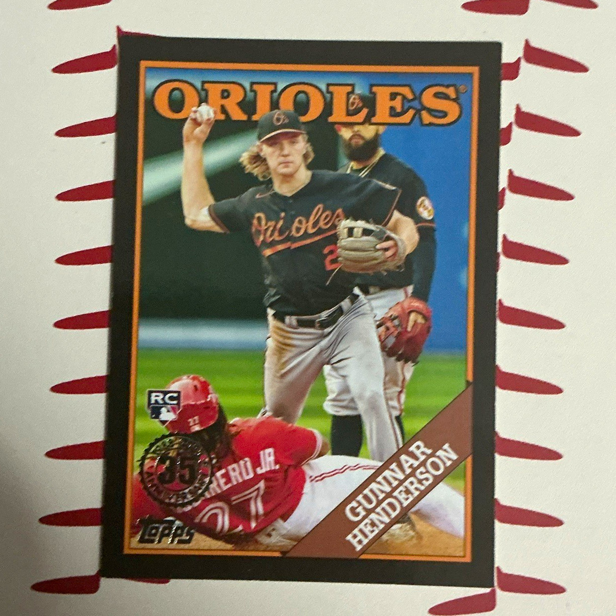 Topps 2023 Topps 1988 Topps Baseball Gunnar Henderson RC Insert #2T88-36