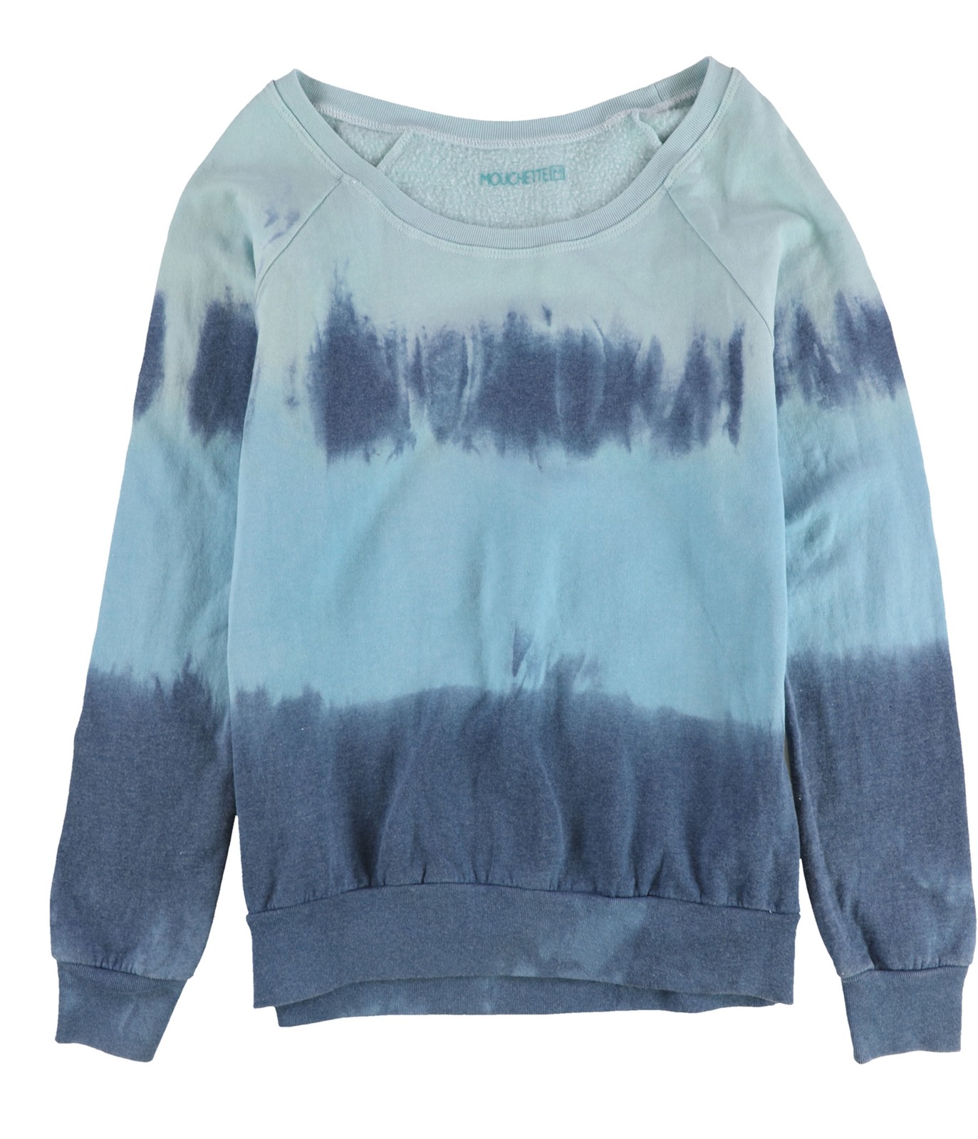 Mouchette Womens Tie Dye Sweatshirt, Blue, Medium