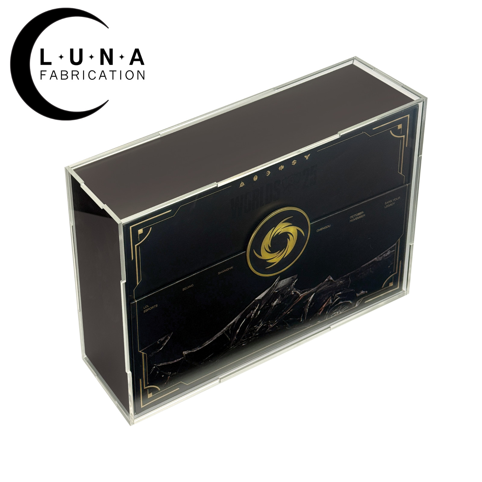 Acrylic Display Case for Riftbound Worlds Bundle 2025 Inner Box Acrylic Display Case for Riftbound Worlds Bundle 2025 Inner Box