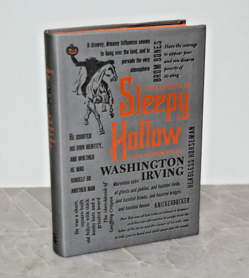 Legend of Sleepy Hollow Rip Van Winkle by W. Irving Deluxe Soft Leather Feel Ed