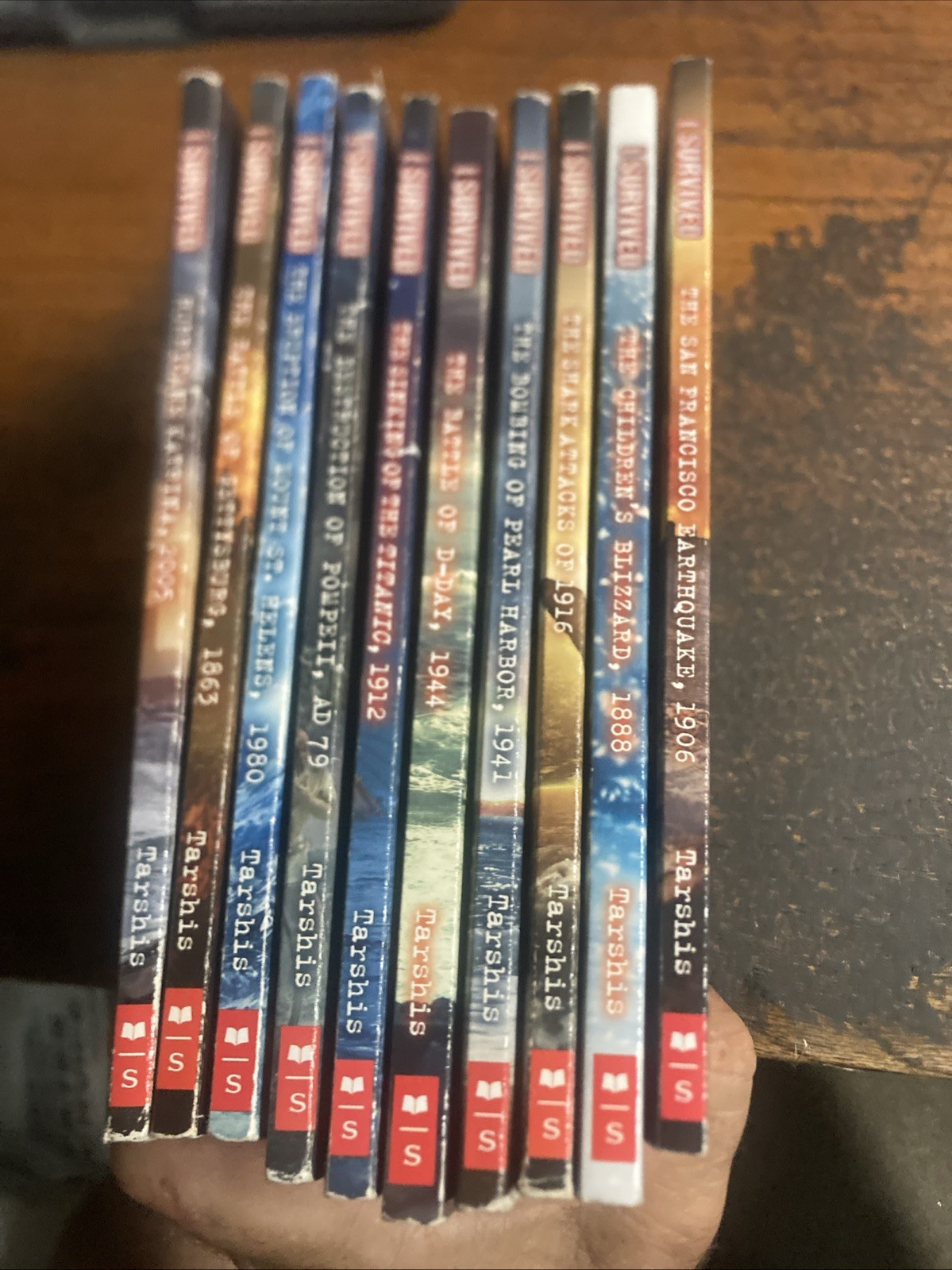 Lot Of 10 Scholastic Books I Survived By Lauren Tarshis Lot Of 10 Scholastic Books I Survived By Lauren Tarshis
