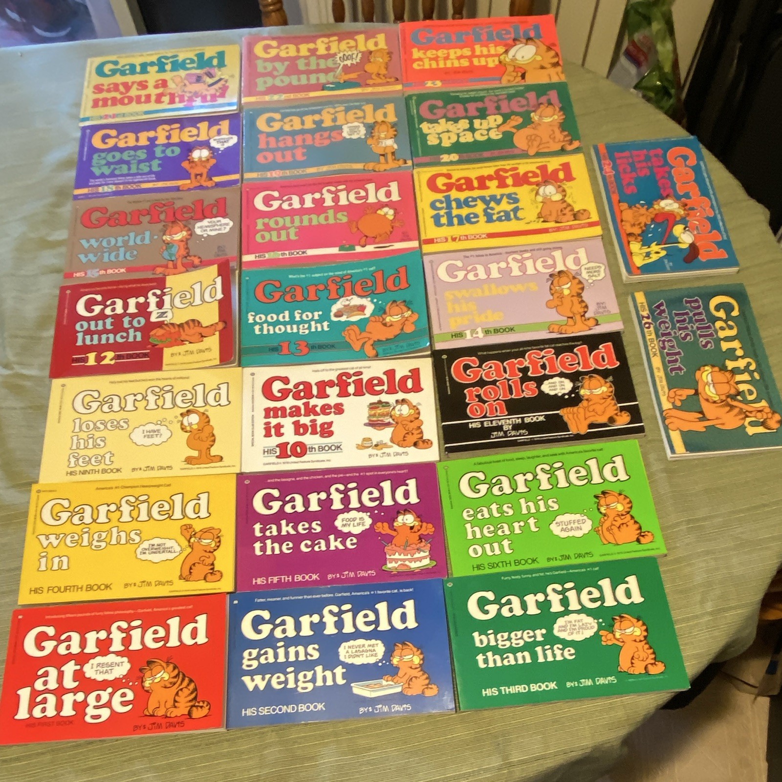 Vintage Garfield 23 Book Lot ALL FIRST Edition Softcover 1980 Read Description Vintage Garfield 23 Book Lot ALL FIRST Edition Softcover 1980 Read Description