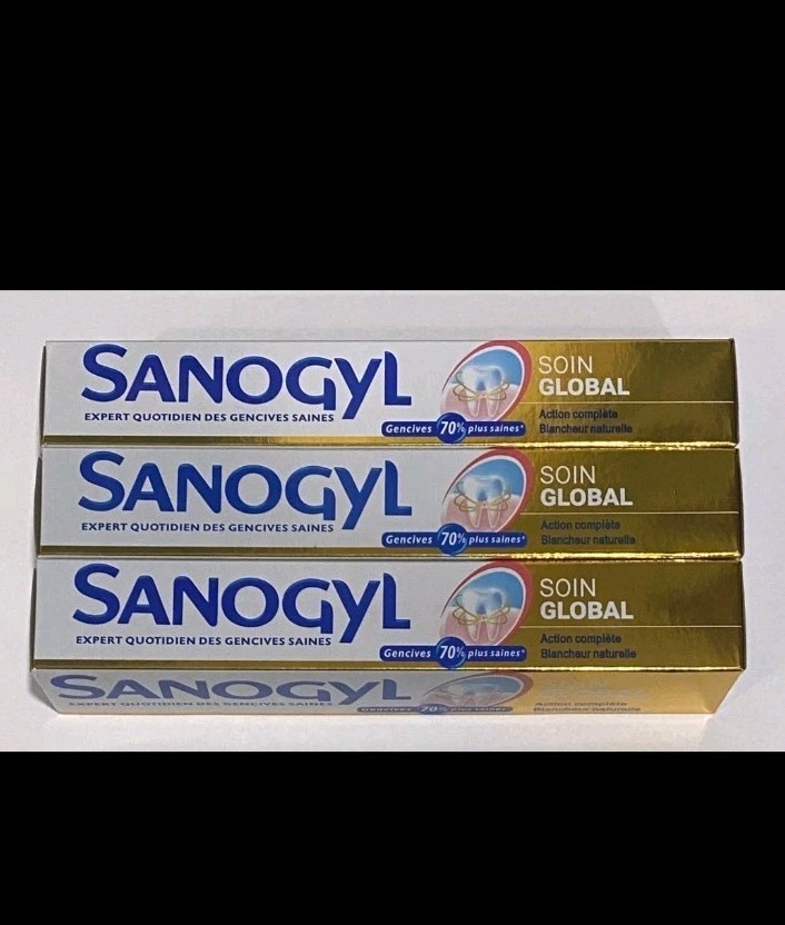 3-Pack SANOGYL SOIN GLOBAL (75ml) each