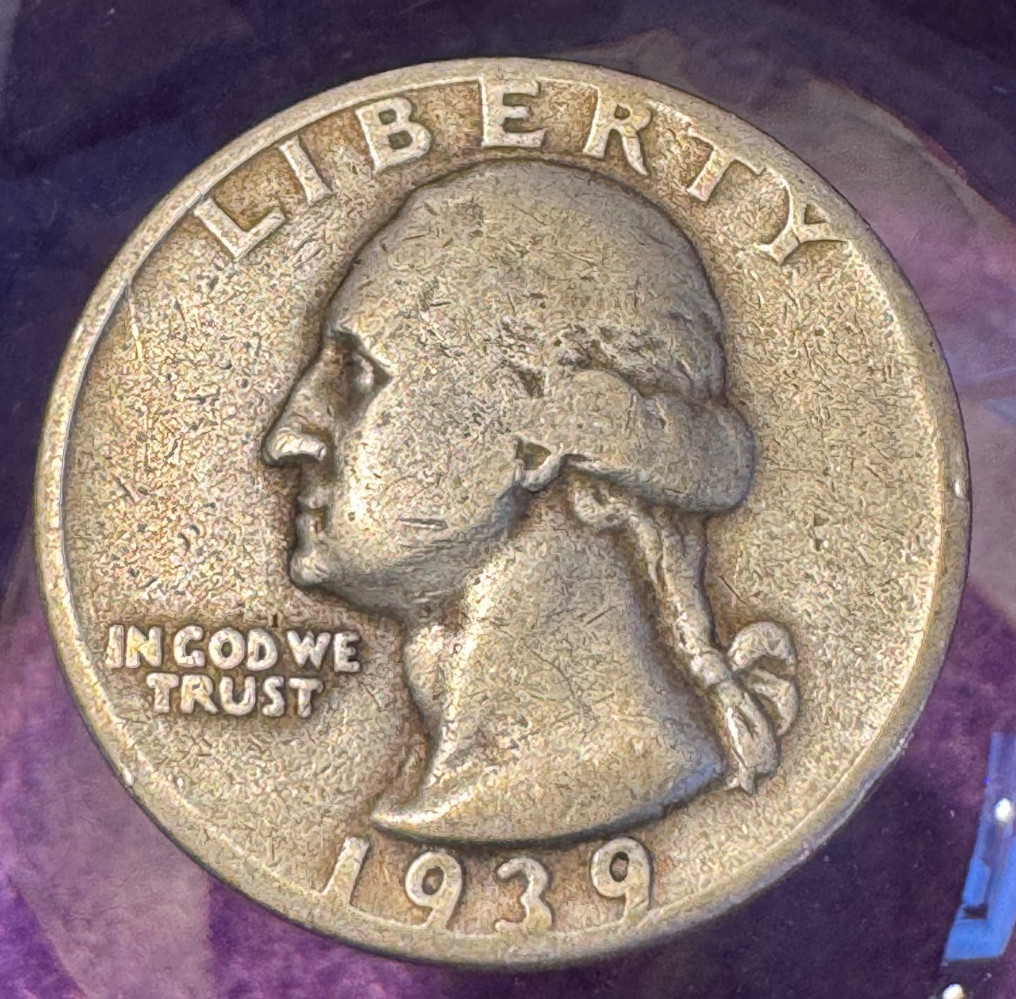 1939 S Washington Quarter / 90% silver