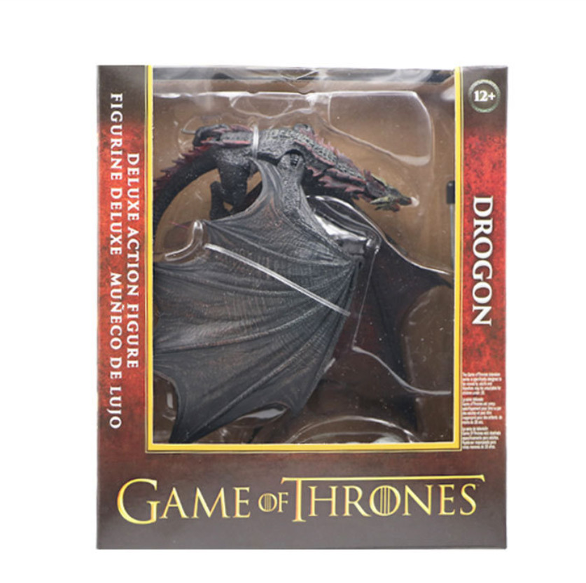 Mcfarlane Game Of Thrones HBO Drogon Black Dragon Deluxe Action Figure New