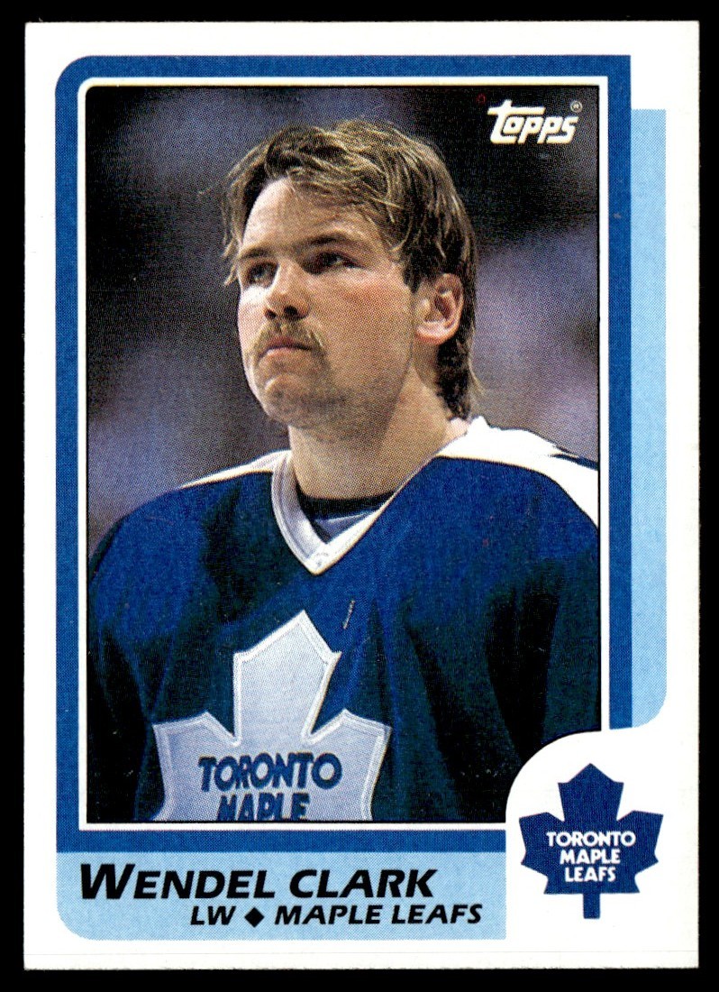 1986-87 Topps Rookie Wendel Clark #149 C 1986-87 Topps Rookie Wendel Clark #149 C